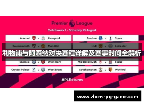 利物浦与阿森纳对决赛程详解及赛事时间全解析 利物浦与阿森纳对决赛程详解及赛事时间全解析